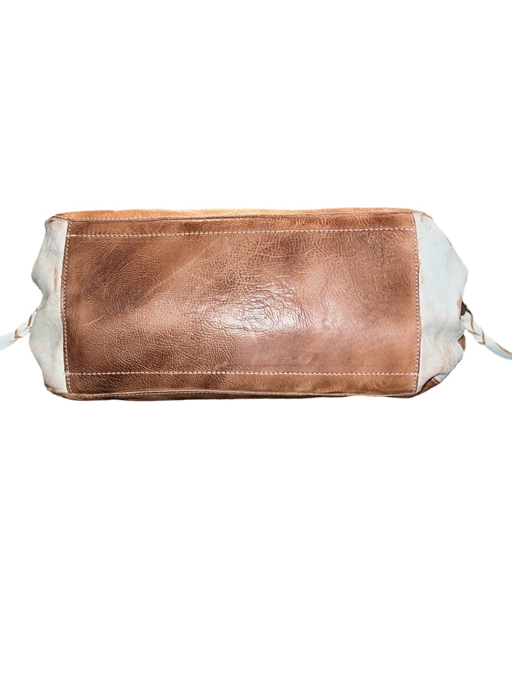 Bed|Stü Amelie Tote Bag Purse Nectar Lux Tan Rustic Handmade Purse - Picture 6 of 16